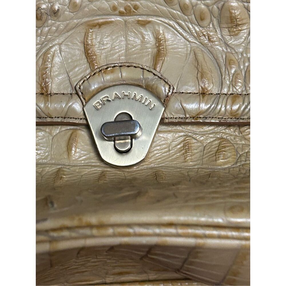 Brahmin women’s Collette Melbourne croc embossed‎ leather bag - Picture 2 of 16